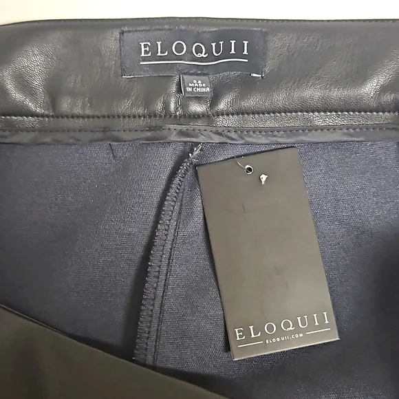 NWT Eloquii Faux Leather Pants - Picture 5 of 7